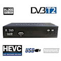 Miniatyrbillede 2 af 5: DVB T2 HEVC 265 Digital TV Tuner DVB-T2 265 1080P HD Decoder USB Terrestrial TV Receiver Set top Box-Perfet