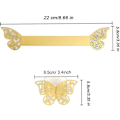 Miniatyrbilde 3 av 6: Butterfly papir serviettringer 50 stk - Perfet