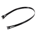Miniatyrbillede 4 af 5: Moderkort Strøm LED + PLED + Nulstil SW Kabel 2-polet Kontakt Han til Hun Forlængerkabel - Perfekt 30CM