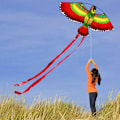 Miniatyrbild 10 av 10: Flying Kite String Drake Med Plasthandtag - Perfet