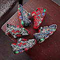 Miniatyrbild 4 av 4: Barn Sportskor Spiderman Lysande Sneakers Barn LED Självlysande Skor för Pojkar - Perfekt Red 32