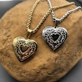Pikkukuva 5 / 10: Kaulakoru Photo Image Locket GOLD - Perfet