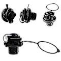Miniatyrbillede 2 af 5: Luftventil Udskiftningsdyse Inflatorhætte Velegnet til Oppustelig Båd Kajak Flåde Madras Luftmadras Luftventil - Perfekt 2PCS