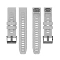 Miniatyrbild 5 av 5: Silikonarmband 26mm för Garmin Fenix 7x/6x/5x Klocka Rem Loop Armband - Perfekt Gray