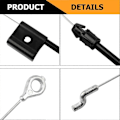 Miniatyrbillede 2 af 5: GC00036 Push-Pull Kabel Passer Kompatibel med John Deere 21 tommer Gå Bagved Plæneklipper JS60 JS60H JS61 JS63 - Perfekt
