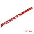 Miniatyrbild 1 av 5: 3D Bokstavs Emblem Bagageutrymme Styling Logotyp Dekal Baklucka för Fortuner - Perfekt 1PC Red