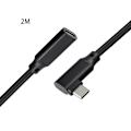 Miniatyrbild 2 av 10: USB kabelförlängare Datakabel Förlängningskabel Typ-C hane till hona USB kontakt Förlängningskabel för PC- Perfet 2m