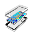 Miniatyrbild 4 av 5: Vattentätt, dammtätt och stötsäkert transparent akryl mobilskal för Huawei P30 - perfekt