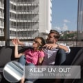 Miniatyrbilde 5 av 8: Enveis speilvindusfilm Personvern Solblokkerende glassklistremerke - Perfet Black-silver 40x200 cm