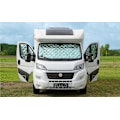 Miniatyrbild 1 av 5: Bilsolskydd för vindruta, termiska innergardiner, lyftbara fönstergardiner, Fiat Ducato 2006-2022 - Perfekt