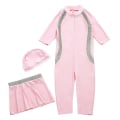 Miniatyrbild 7 av 8: Perfekta flickor Badkläder Barn Badkläder Modest Burkini Set Swimming Beach - Perfet Black 160
