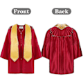 Pikkukuva 2 / 3: Esikoulu- ja päiväkotigraduaation asu, hattu ja tupsu - täydellinen lahja lapselle red size24