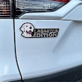 Pikkukuva 2 / 3: Koira Edition Auton Merkit Laserleikkaus Auton Ajoneuvon Tunnus, 3D-merkki Autotarrat Tarrat Autolle Kuorma-autolle RV-veneelle Ulkokoristelu-Perfet F
