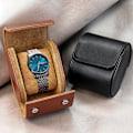 Miniatyrbilde 3 av 6: Retro Single Watch Bag Klokke Oppbevaringsboks Portable Trave - Perfet A