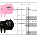 Pikkukuva 3 / 4: 2kpl Kid Pyjamas Cuphead Line pitkähihainen set yöasu - Perfet purple 160cm