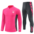 Miniatyrbillede 1 af 2: 2425 Ny Halv Lynlås Fodbold Træningsdragt Efterår og Vinterdragt Voksen Børn Tyskland/Pink Germany/Pink L