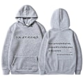 Miniatyrbilde 1 av 5: Du er nok trykt hettegenser høst casual herre- og damegensere topper-Perfet Gray L