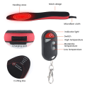 Miniatyrbilde 9 av 10: Oppvarmede såler for menn og kvinner, USB-oppladbare elektriske fotvarmere med fjernkontroll, termiske såleinnlegg for vinterfiske - Perfekt 25.5cm-28cm