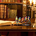 Miniatyrbild 5 av 10: Färgglada fåglar prydnad Fågelfigur 2 2- Perfet 2