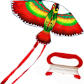 Miniatyrbild 1 av 10: Flying Kite String Drake Med Plasthandtag - Perfet