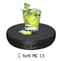 Miniatyrbild 2 av 5: Smart laddningsbar justerbar hastighet elektrisk skivspelare 360 grader 110/220v-Perfet White US standard 110V