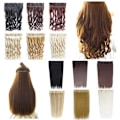 Miniatyrbillede 1 af 8: Clip-on / Hair extensions krøllet & lige 70cm - 24 farver - Perfet Lockigt - 2