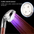 Miniatyrbillede 2 af 6: LED filter brusemundstykke, bruser spray farveskift 7 farver-Perfet