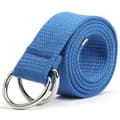 Herre Dame Canvas D Ring Bælter Stof Webbing Livrem Taljebånd - Perfekt Royal Blue