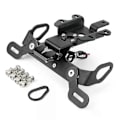 Miniatyrbillede 1 af 5: Gælder for MT07 nummerpladeholder kompatibel med YAMAHA MT-07 FZ-07 2014-2024 YZF R7 2021 Motorcykel Hale Tidy Bagskærm Eliminator LED - Perfekt black
