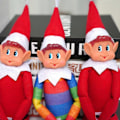 Miniatyrbild 3 av 5: 42 cm Jultomte som beter sig illa - Plyschleksak, Nyhet, Lång och Böjlig, Ostyrig Pojktomte på Hyllan, Jultomtar, Docka - Perfekt 2Pcs Red Boy  Girl