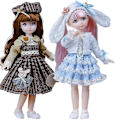 Miniatyrbild 2 av 5: 30 cm docka 1/6 Bjd docka eller kläder tillbehör prinsessa docka barn flickor födelsedagspresent leksaker - Perfekt 2 Clothes (a)