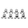 Miniatyrbillede 1 af 4: 8x Hjul til brusekabine - Perfet silver