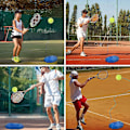Miniatyrbillede 5 af 5: Professionel Tennis Træner Selvlært Bold Bounce Træningspraksis Værktøj til Begyndere - Perfekt 1 Ball