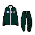 Miniatyrbilde 1 av 5: Squid Game Kostyme, Squid Game Sportswear, Koreansk Folkespill Kostyme Sett for Fans, Cosplay og Temaarrangementer, 456 Voksen Squid Game Kostyme - Perfekt C XL