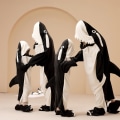 Miniatyrbilde 1 av 2: Stitch Shark Body Tykket Høst Vinter Home Decor - Perfet Men 3XL# 90-100kg 180-185CM