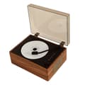 Retro puinen CD-soitin, tukee Bluetooth 5.0, USB- ja AUX-tuloa. Wood Brown