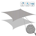 Miniatyrbillede 5 af 5: 2x5m Udendørs Have Solsejl 2m x 5m-Perfet Gray