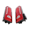 Miniatyrbillede 1 af 5: 1 Par 24V Lastvogns LED Baglygte Samling Bagbremselys til Actros MP5 Lastbil 0035443403 0035443203 Lastbilsdele-Perfet