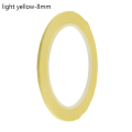 Miniatyrbilde 1 av 10: pc Desktop Posisjoneringstape Markeringstape LYS GUL 8MM lys gul-Perfet light yellow 8mm