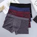 Miniatyrbild 2 av 5: Pack Bambus Boxer Briefs, Box Hero Bambus Boxer Briefs för Män, Heldags Komfort, Perfekt red XXL