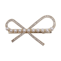 Miniatyrbild 1 av 3: Retro Elegance Pearl Håraccessoarer Bow Knot Hårklämma - Perfet