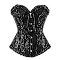 Pikkukuva 5 / 5: Seksikäs Korsettimekko Naisille Pluskokoinen Kostyymi Yläosa Burleske Korsetti ja Minimekkosetti Tutu Corselet-Perfet black S