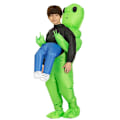 Miniatyrbilde 1 av 4: Nabila Barnas Oppblåsbare Alien Kostyme, Halloween, Rollespill, Fint Kostyme Grønn-Perfekt