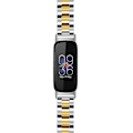 Miniatyrbild 3 av 5: Armband för Fitbit Inspire 3 Rostfritt Stål 3 Pärlor Ersättningsarmband för Smartklocka - Perfet Silver Gold