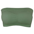 Miniatyrbilde 1 av 5: Tube-topp stroppeløs bandeau-BH for kvinner - Perfet green L