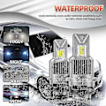 Pikkukuva 4 / 5: D4s D4r D2r D2s LED-ajovalolamppu 6000k Valkoinen Muunnospaketti Plug and Play Xenon HID Valon Vaihto Canbus Ei Virhettä - Perfet D4s