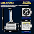 Pikkukuva 2 / 2: 2 kpl D1S D1R HID Xenon-lamput autolle 35W D1 pää 3000K 4300K 5000K 6000K 8000K 10000K 12000K Auto 12V-Perfet D1S 8000 K