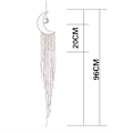 Miniatyrbillede 5 af 8: Drømmefanger, håndlavet macrame vævet vægophæng, boheme - Perfet