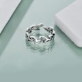 Miniatyrbilde 6 av 6: ringer kvinner,Justerbar Bladring Oliven Delt Ring Dame Menn - Perfet