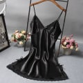 Miniatyrbild 4 av 8: Bowknot Transparent Sexig Underkläder Spets Tyll Hollow Suspender Grå- Perfet Gray M